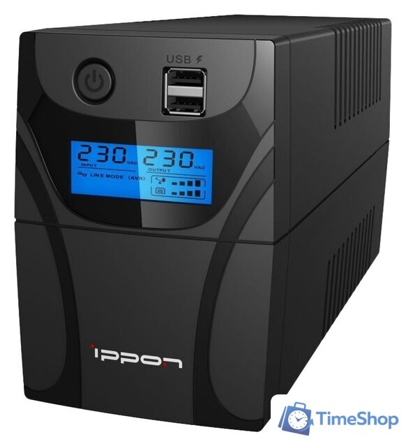 Источник бесперебойного питания IPPON Back Power Pro II 600 - Изображение №1 — Интернет-магазин Time-Shop