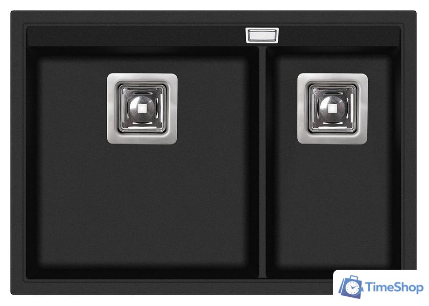 Кухонная мойка Aquasanita Delicia SQD150AW (black metallic 601) - Изображение №1 — Интернет-магазин Time-Shop