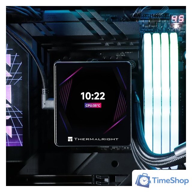 Система жидкостного охлаждения для процессора Thermalright Grand Vision 360 ARGB (черный) - Изображение №8 — Интернет-магазин Time-Shop