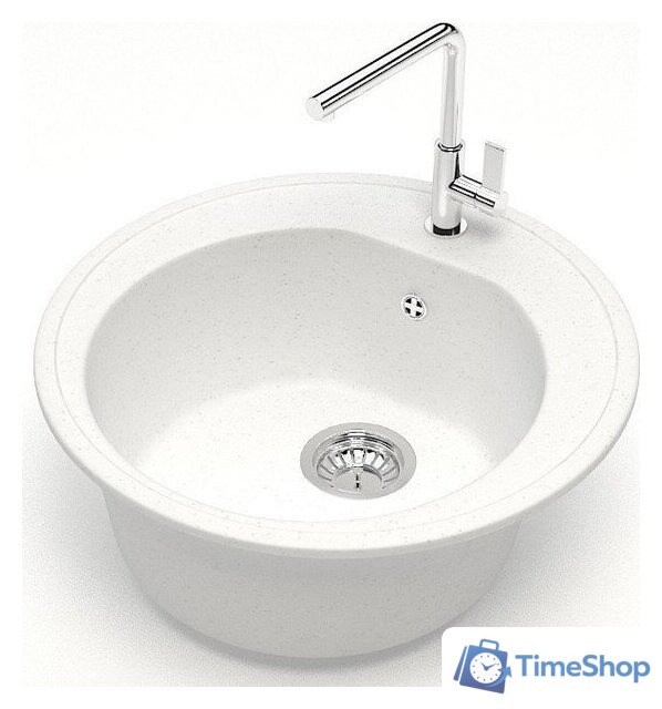 Кухонная мойка MARRBAXX Карельский камень модель 3/G31 F003G031 (белый) - Изображение №2 — Интернет-магазин Time-Shop