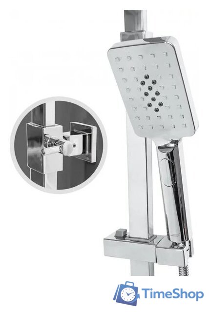 Душевая система  Hansberge H5077 (хром) - Изображение №6 — Интернет-магазин Time-Shop