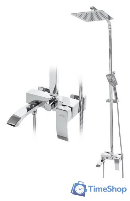Душевая система  Hansberge H5077 (хром) - Изображение №1 — Интернет-магазин Time-Shop