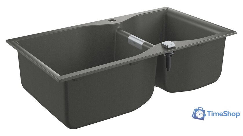 Кухонная мойка Grohe K700 100-C 90/50 2.0 31658AT0 (серый гранит) - Изображение №1 — Интернет-магазин Time-Shop
