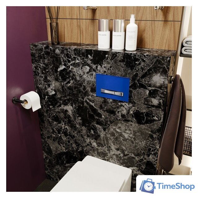 Инсталляция для унитаза Lavinia Boho Relfix 5 в 1 77010044 (фиолетовый стекло) - Изображение №3 — Интернет-магазин Time-Shop