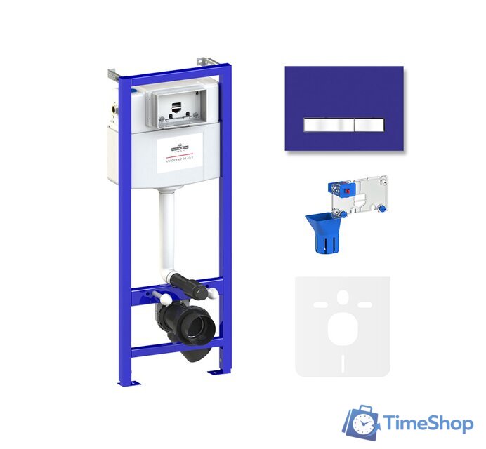 Инсталляция для унитаза Lavinia Boho Relfix 5 в 1 77010044 (фиолетовый стекло) - Изображение №1 — Интернет-магазин Time-Shop