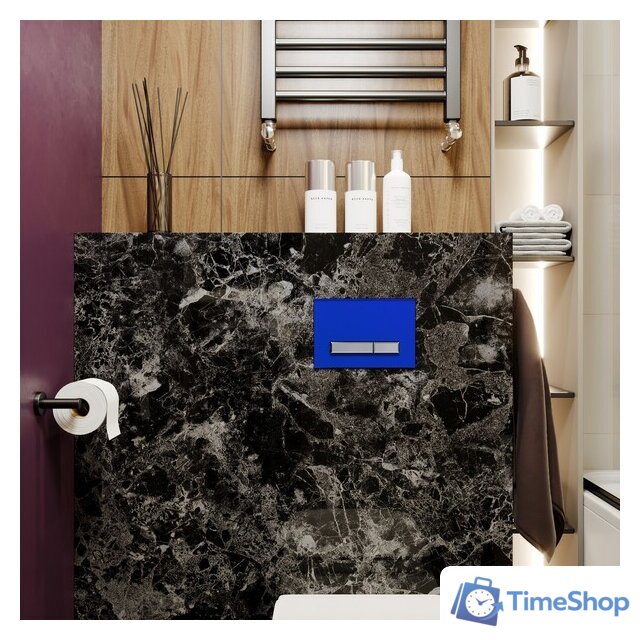 Инсталляция для унитаза Lavinia Boho Relfix 5 в 1 77010044 (фиолетовый стекло) - Изображение №4 — Интернет-магазин Time-Shop