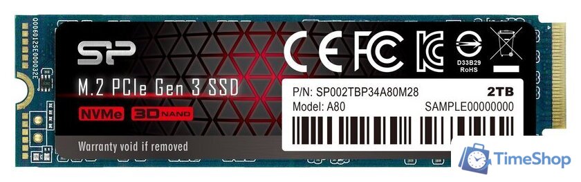 SSD Silicon-Power P34A80 2TB SP002TBP34A80M28 - Изображение №1 — Интернет-магазин Time-Shop