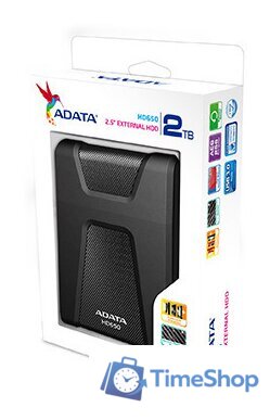 Внешний накопитель ADATA HD650 2TB (черный) - Изображение №4 — Интернет-магазин Time-Shop