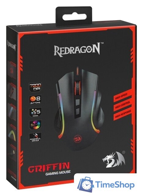 Игровая мышь Redragon Griffin (черный) - Изображение №14 — Интернет-магазин Time-Shop