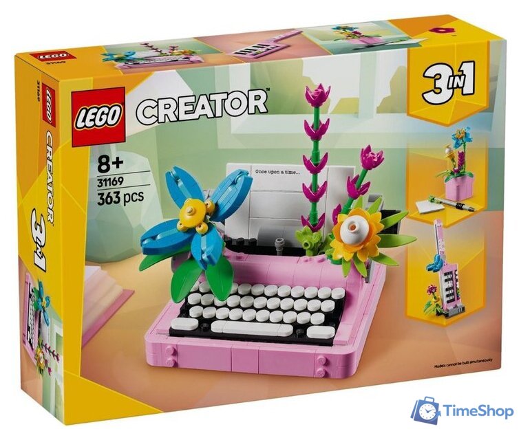 Конструктор LEGO Creator 3 в 1 31169 Пишущая машинка с цветами - Изображение №1 — Интернет-магазин Time-Shop