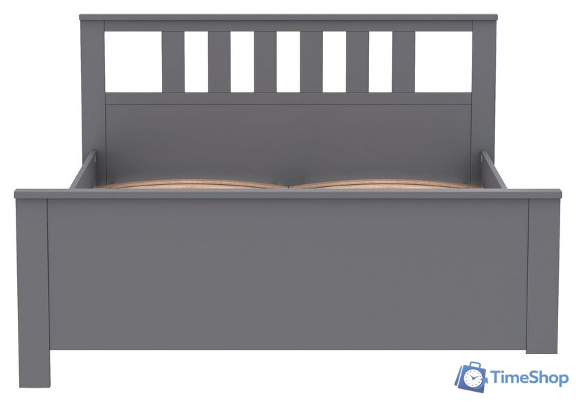 Кровать Mio Tesoro Сага 160x200 2.08.04.070.4 (серый) - Изображение №2 — Интернет-магазин Time-Shop