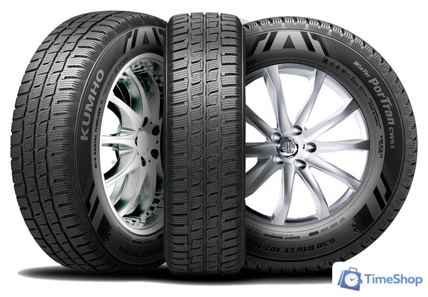Зимние шины Kumho Winter PorTran CW51 205/65R16C 107/105T - Изображение №2 — Интернет-магазин Time-Shop