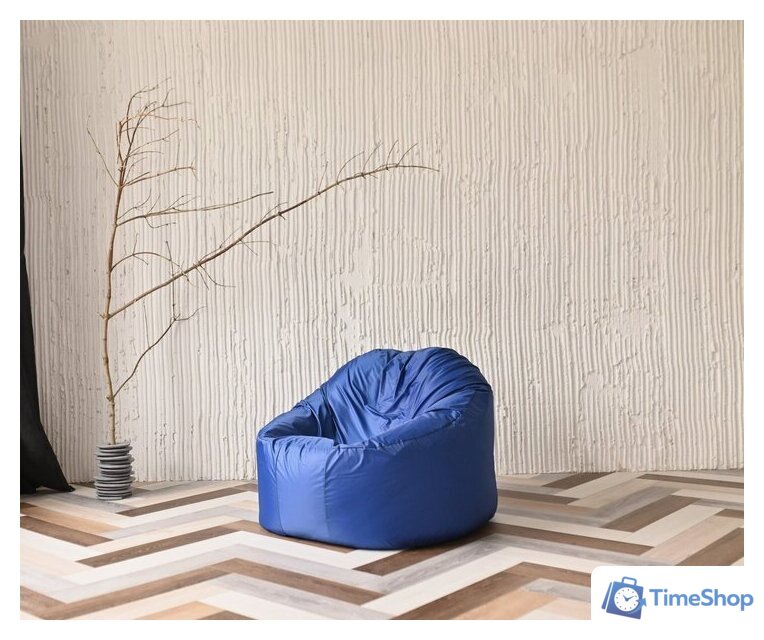Кресло-мешок Mio Tesoro Poparada XXXL PO-65x85-SI (синий) - Изображение №8 — Интернет-магазин Time-Shop