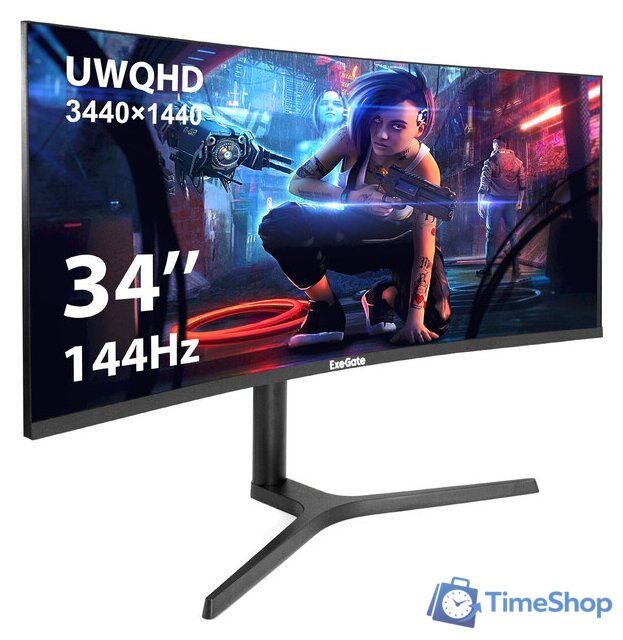 Игровой монитор ExeGate Combat EC3407TA EX296284RUS - Изображение №1 — Интернет-магазин Time-Shop