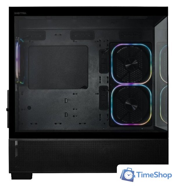 Корпус XASTRA Q500M 3ARGB-FG-C10-UC (черный) - Изображение №8 — Интернет-магазин Time-Shop