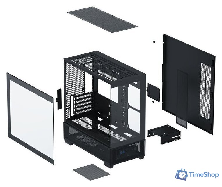 Корпус XASTRA Q500M 3ARGB-FG-C10-UC (черный) - Изображение №10 — Интернет-магазин Time-Shop