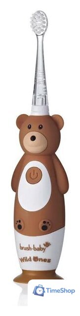 Электрическая зубная щетка Brush-Baby WildOnes Bear - Изображение №2 — Интернет-магазин Time-Shop