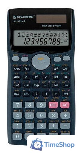 Инженерный калькулятор BRAUBERG SC-991MS 271724 - Изображение №1 — Интернет-магазин Time-Shop