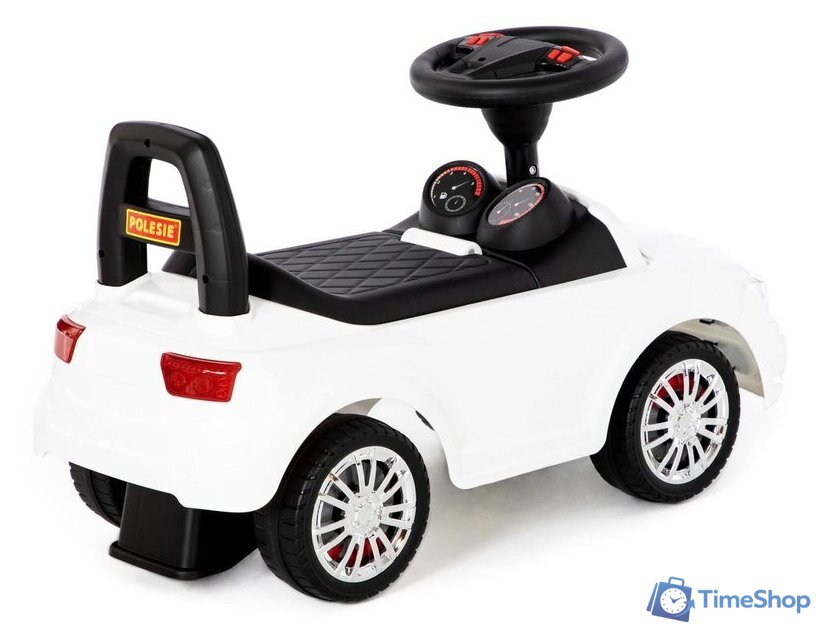 Каталка Полесье SuperCar №5 84538 (белый) - Изображение №4 — Интернет-магазин Time-Shop