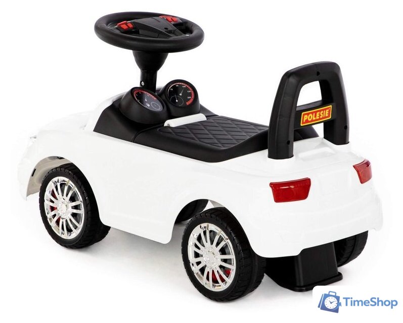 Каталка Полесье SuperCar №5 84538 (белый) - Изображение №5 — Интернет-магазин Time-Shop