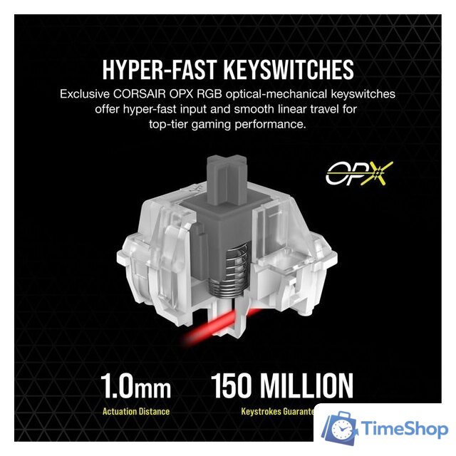Клавиатура Corsair K100 RGB Optical (нет кириллицы) - Изображение №30 — Интернет-магазин Time-Shop