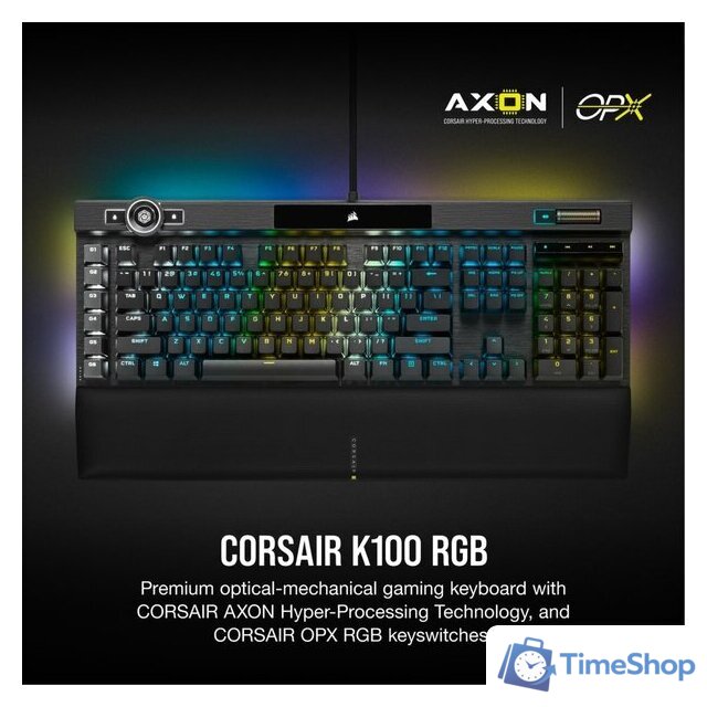 Клавиатура Corsair K100 RGB Optical (нет кириллицы) - Изображение №27 — Интернет-магазин Time-Shop