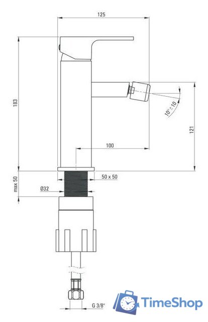 Смеситель Deante Anemon Bis BBZ N31M - Изображение №2 — Интернет-магазин Time-Shop