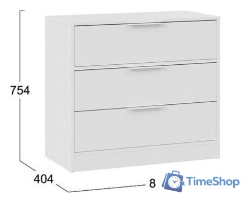 Комод Трия Марли (белый) - Изображение №6 — Интернет-магазин Time-Shop