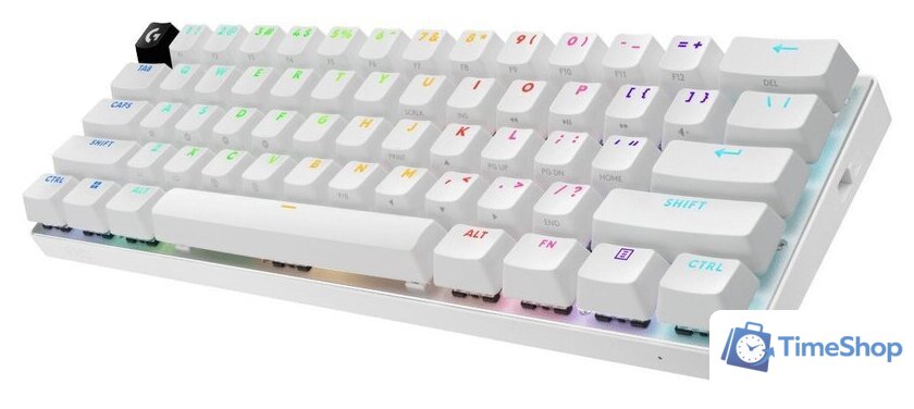 Клавиатура Logitech G Pro X 60 Lightspeed GL Tactile 920-011930 (белый, нет кириллицы) - Изображение №3 — Интернет-магазин Time-Shop