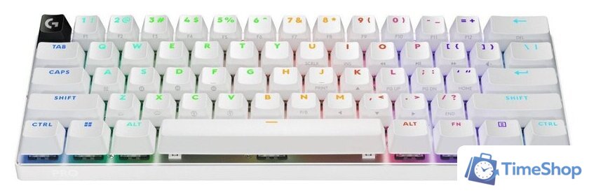 Клавиатура Logitech G Pro X 60 Lightspeed GL Tactile 920-011930 (белый, нет кириллицы) - Изображение №2 — Интернет-магазин Time-Shop