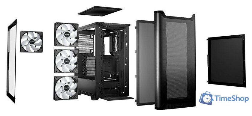 Корпус be quiet! Pure Base 501 LX Black BGW78 - Изображение №4 — Интернет-магазин Time-Shop