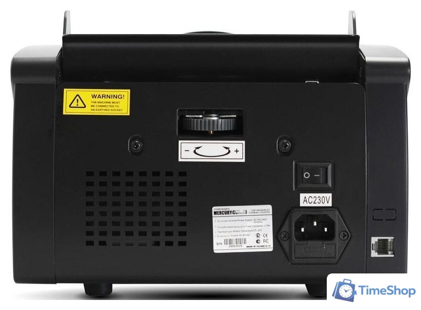 Счетчик банкнот Mertech C-3000 (черный) - Изображение №4 — Интернет-магазин Time-Shop