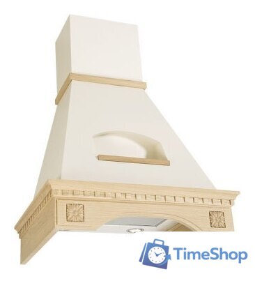 Кухонная вытяжка Elikor Бельведер Флореале 60П-650-П3Д (бежевый/дуб неокрашенный) (943805) - Изображение №1 — Интернет-магазин Time-Shop