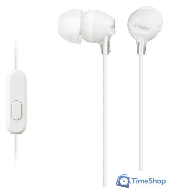 Наушники Sony MDR-EX15AP (белый) - Изображение №1 — Интернет-магазин Time-Shop