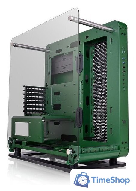 Корпус Thermaltake Core P6 Tempered Glass Racing Green CA-1V2-00MCWN-00 - Изображение №3 — Интернет-магазин Time-Shop