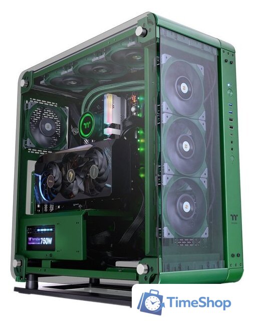 Корпус Thermaltake Core P6 Tempered Glass Racing Green CA-1V2-00MCWN-00 - Изображение №1 — Интернет-магазин Time-Shop