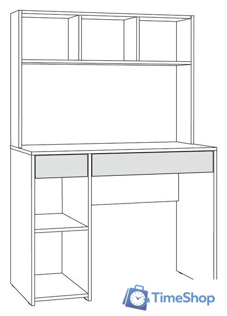 Стол Mobi Комфорт 12.77 F (белый PE шагрень) - Изображение №3 — Интернет-магазин Time-Shop