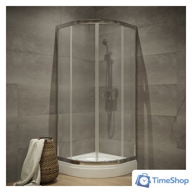 Душевой уголок Triton Альфа-Хром 90х90 (без поддона) - Изображение №2 — Интернет-магазин Time-Shop