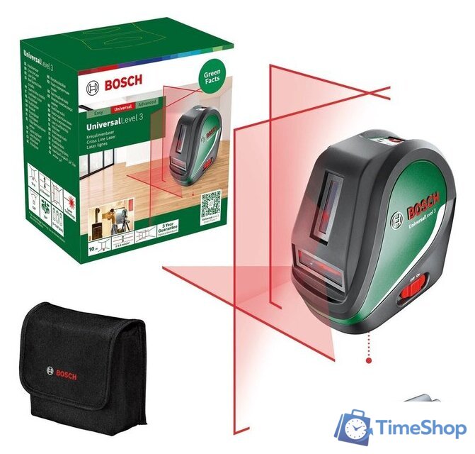 Лазерный нивелир Bosch UniversalLevel 3 0603663904 - Изображение №1 — Интернет-магазин Time-Shop