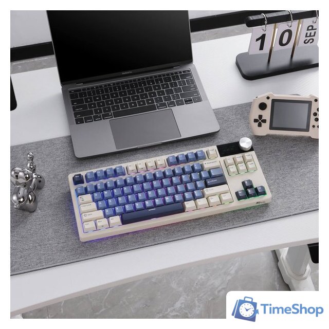 Клавиатура Royal Kludge S85 Horizon Blue (RK Beige) - Изображение №9 — Интернет-магазин Time-Shop
