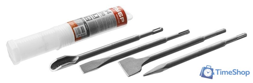 Набор зубил Зубр 29230-H4 (4 предмета) - Изображение №1 — Интернет-магазин Time-Shop