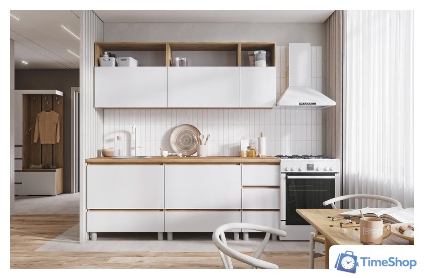 Готовая кухня Стендмебель Хелен 2.0 (белый/дуб крафт золотой) - Изображение №6 — Интернет-магазин Time-Shop