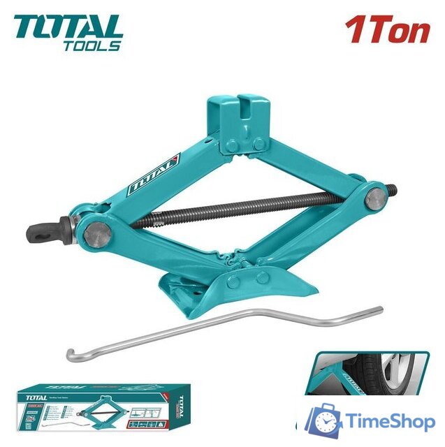 Ромбовый домкрат Total THT101011 1т - Изображение №1 — Интернет-магазин Time-Shop