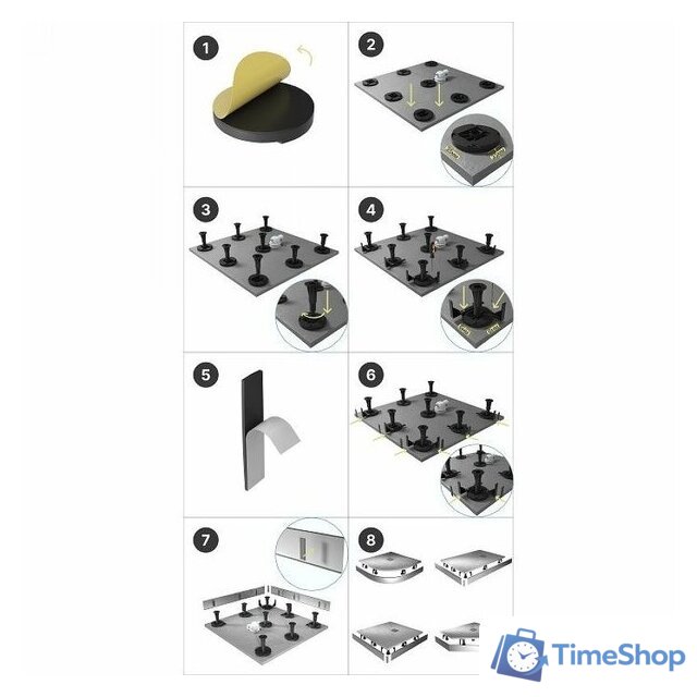 Душевой поддон Grossman Strong GR-S1100100D - Изображение №7 — Интернет-магазин Time-Shop