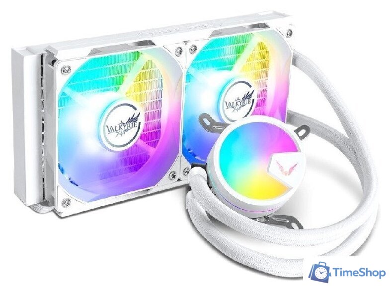 Система жидкостного охлаждения для процессора Valkyrie A240 ARGB (белый) - Изображение №1 — Интернет-магазин Time-Shop