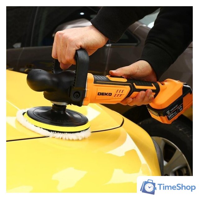Полировальная машина Deko KDCP20 Max 081-1026 (с 1-им АКБ) - Изображение №6 — Интернет-магазин Time-Shop