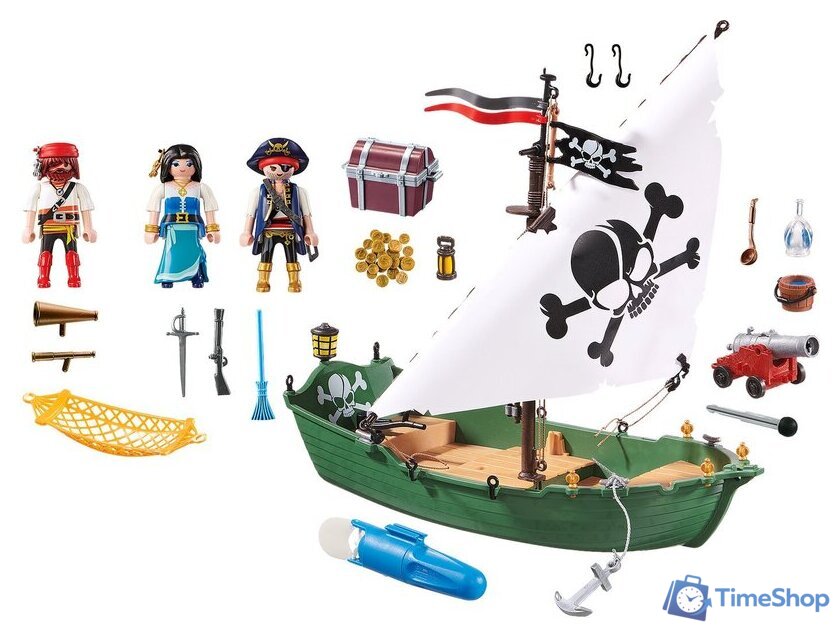 Конструктор Playmobil PM70151 Пиратский корабль - Изображение №2 — Интернет-магазин Time-Shop