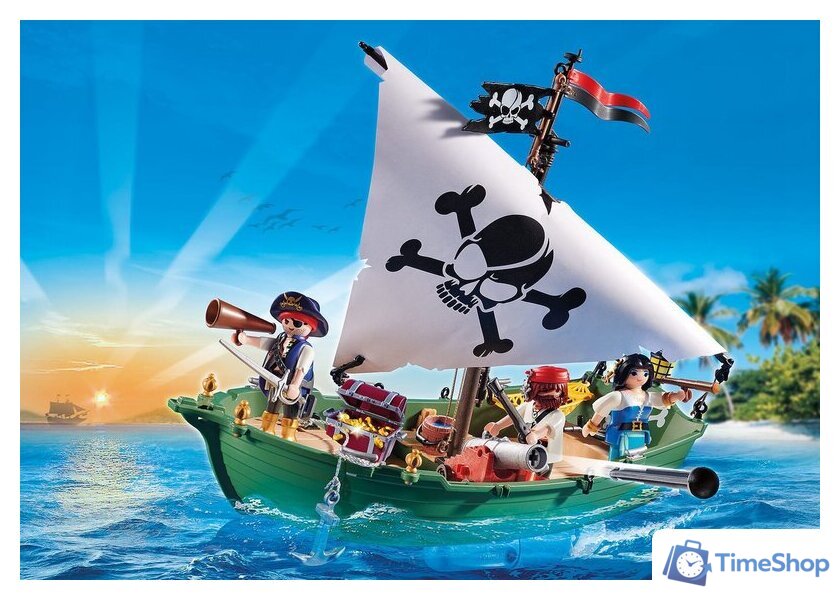 Конструктор Playmobil PM70151 Пиратский корабль - Изображение №5 — Интернет-магазин Time-Shop