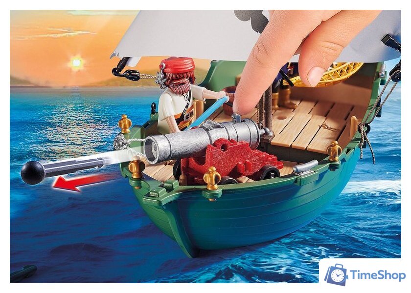Конструктор Playmobil PM70151 Пиратский корабль - Изображение №4 — Интернет-магазин Time-Shop