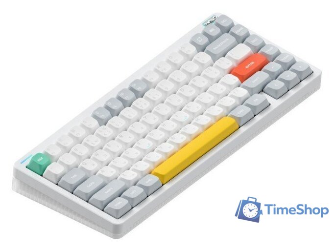 Клавиатура NuPhy Halo75 V2 Ionic White (Mint Switch) - Изображение №1 — Интернет-магазин Time-Shop